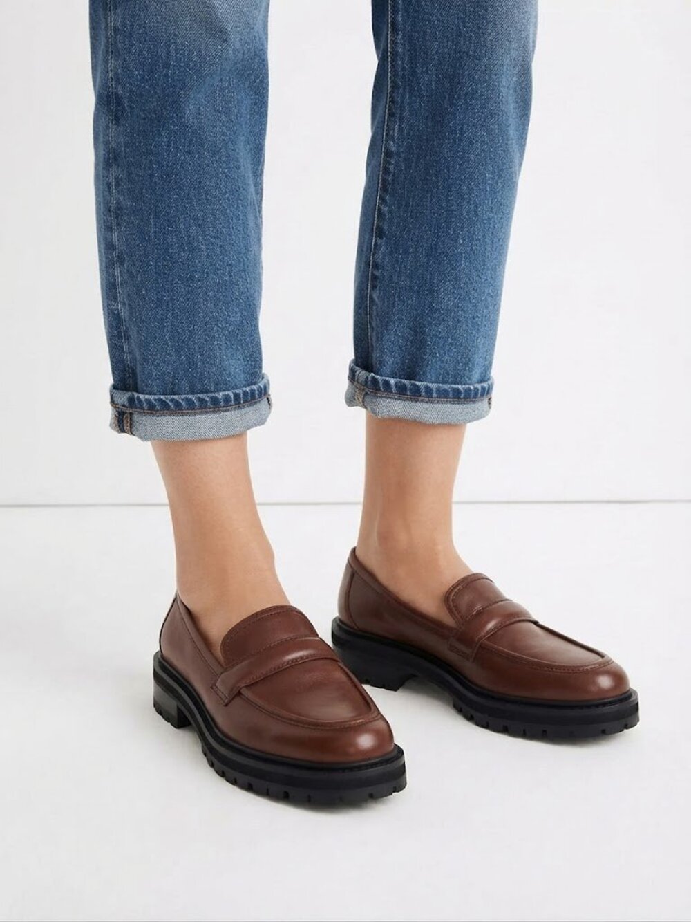 Madewell The Bradley lugsole Loafer Size 12